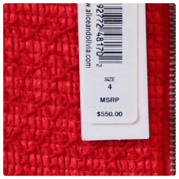 ALICE + OLIVIA Jocelyn Tie Shoulder Midi Dress - Picture 9 of 10